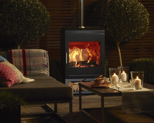 Clean Burn: Outdoor Wood Burner