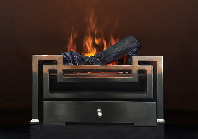 Electric Fire Basket - Fibonacci Electric Fire Basket - Fibonacci