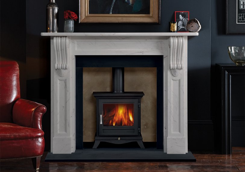 Featured image of post Marble Hearth For Wood Burner - The outside cuts which we knew would be overlapped by the wood surround and mantel that was to be.