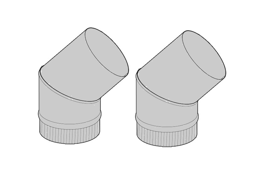 flue extension 45