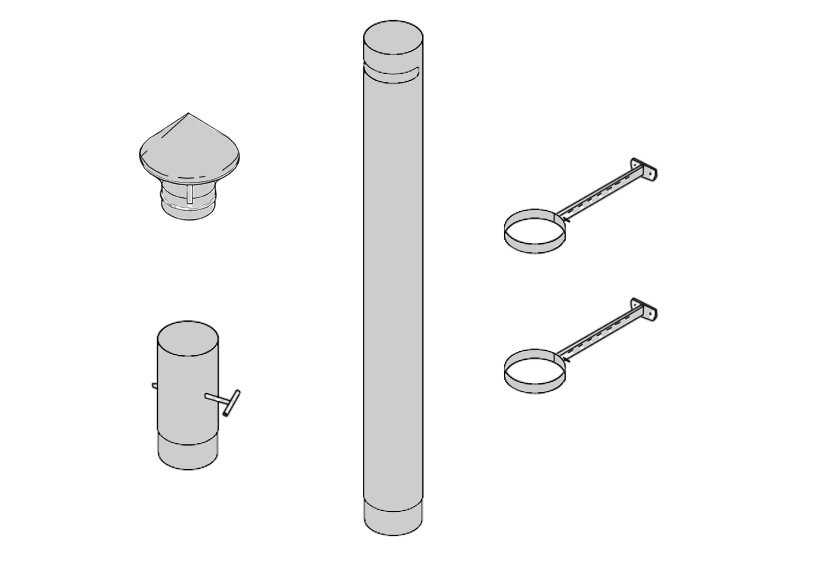 flue extension kit