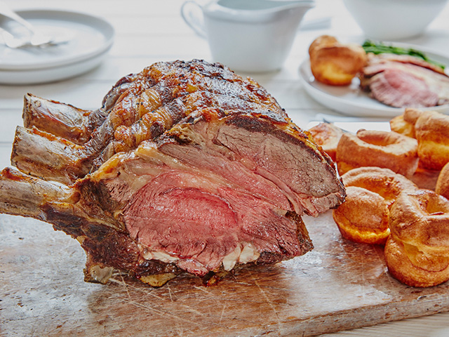 SLOW ROAST RIB OF BEEF WITH HORSERADISH YORKSHIRE PUDDINGS | Chesneys