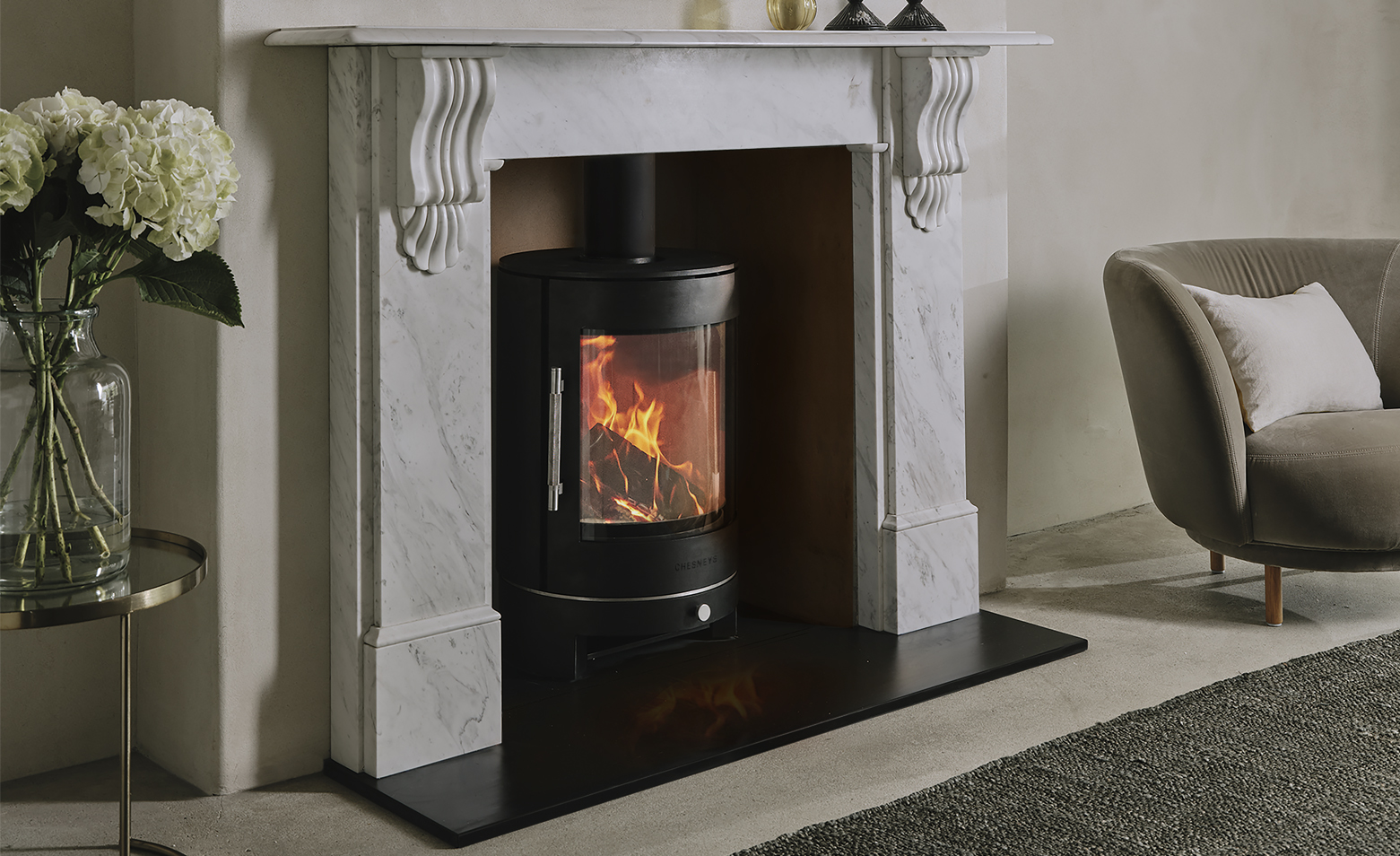 Cylindrical Log Burners