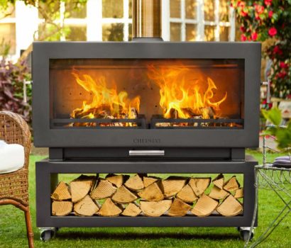 outdoor wood burner